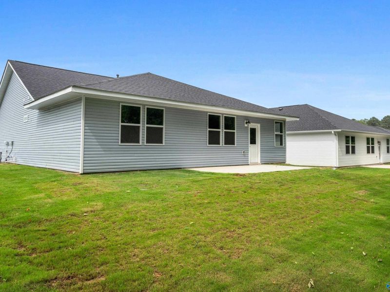Exterior details and patio area of a home in Bailey Park, Fayetteville (Image 3).