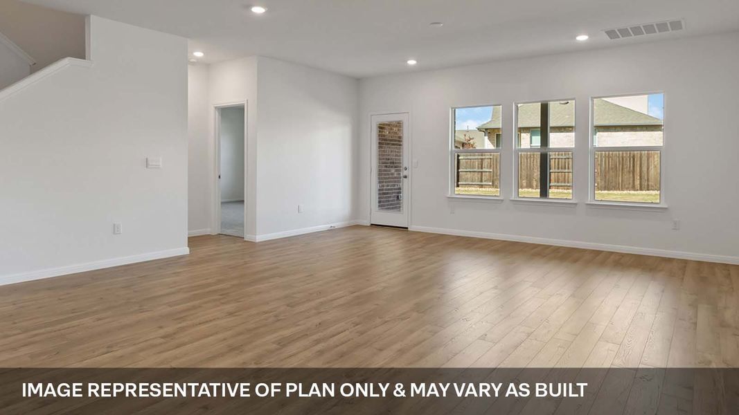 Spacious, unfurnished interior of a new home in Bar W Ranch, Leander (Image 6). Spacious, unfurnished interior of a new home in Bar W Ranch, Leander (Image 6).