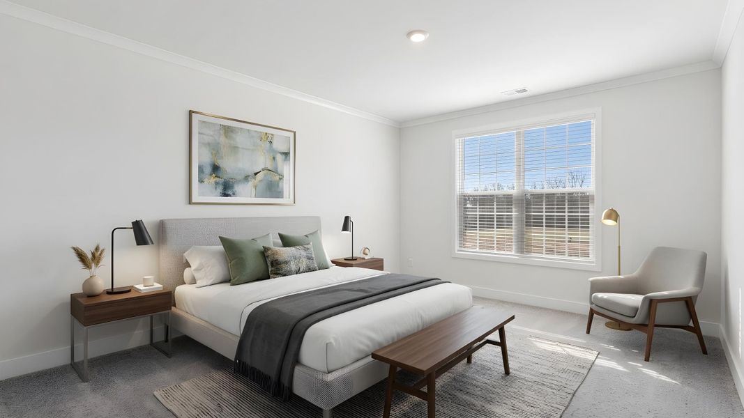 Representative furnished interior of a home built from the Calhoun by D.R. Horton in Oak Grove Hill, Huntersville (Image 7).