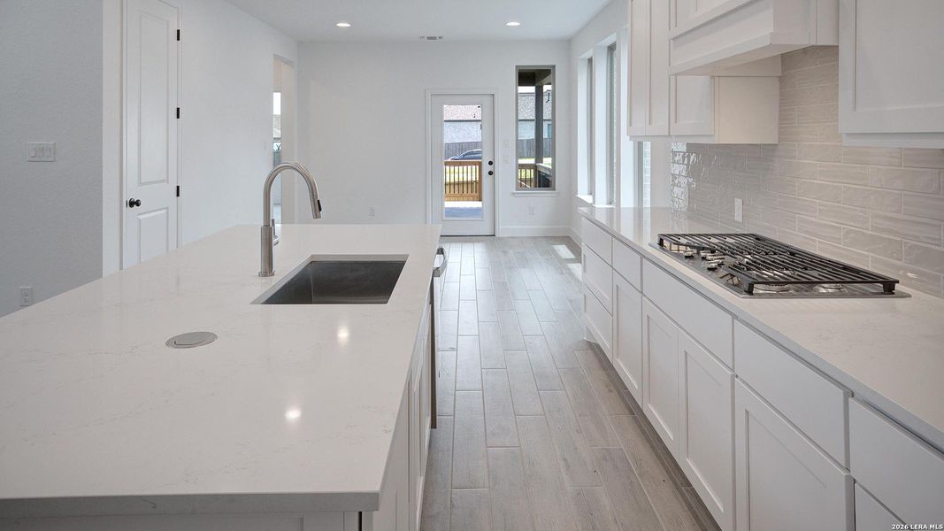 Furnished interior view inside a new home in Ladera, San Antonio (Image 12).