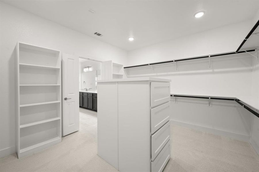 Furnished interior view inside a new home in High Country, Burleson (Image 12).