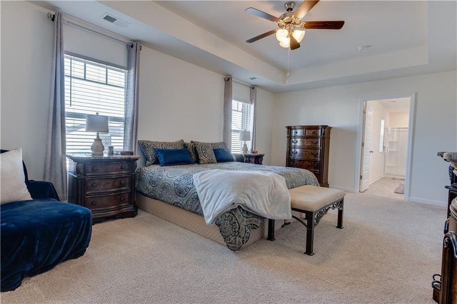 Furnished interior view inside a new home in The Reserve at Calcutta, Stockbridge (Image 10).
