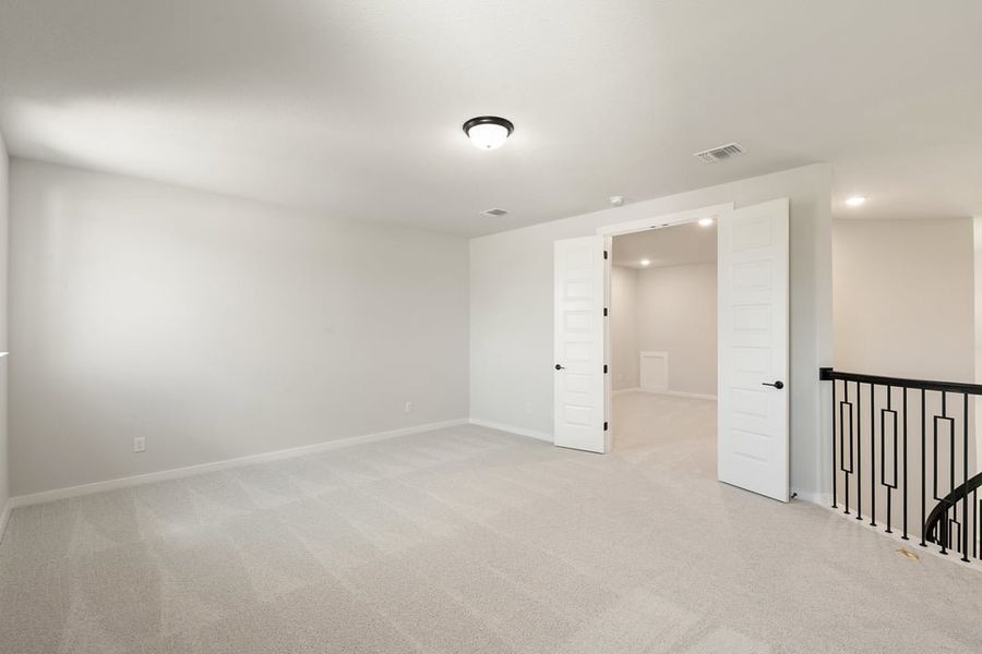 Spacious, unfurnished interior of a new home in Park Collection At Wolf Ranch, Georgetown (Image 46).