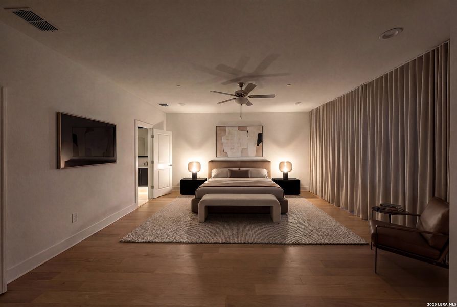 Furnished interior view inside a new home in , San Antonio (Image 18).