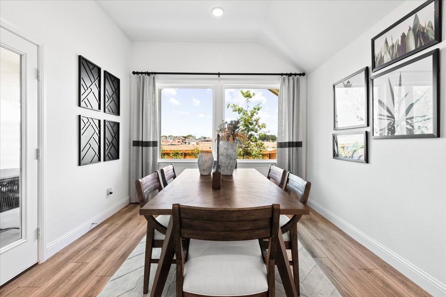 Furnished interior view inside a new home in Keeneland, Aubrey (Image 24).