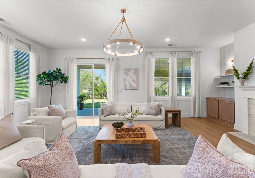 Furnished interior view inside a new home in , Locust (Image 14).