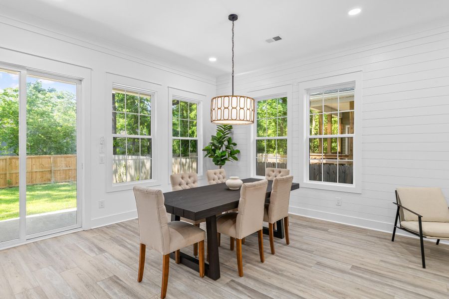 Furnished interior view inside a new home in , North Charleston (Image 17).