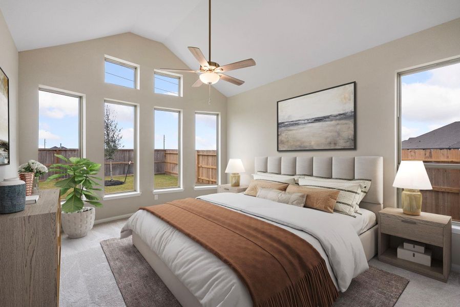 Furnished interior view inside a new home in Valencia, Manvel (Image 10).