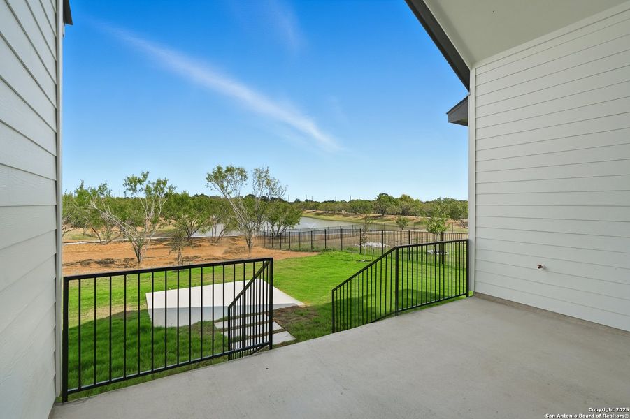 Exterior details and patio area of a home in Sienna Lakes, San Antonio (Image 3). Exterior details and patio area of a home in Sienna Lakes, San Antonio (Image 3).