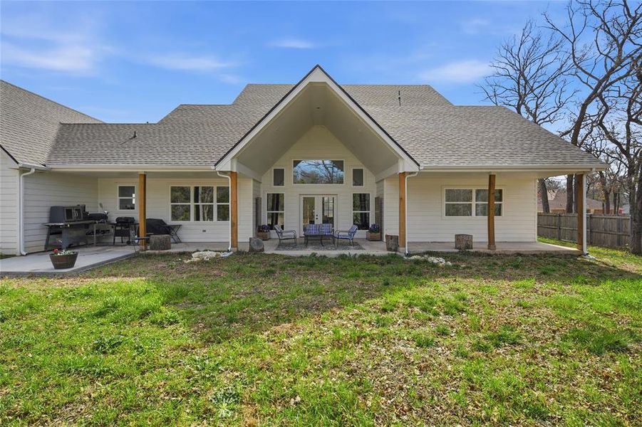 Exterior details and patio area of a home in , Waco (Image 26). Exterior details and patio area of a home in , Waco (Image 26).