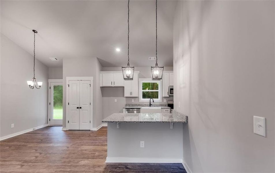 Furnished interior view inside a new home in , Buchanan (Image 5).