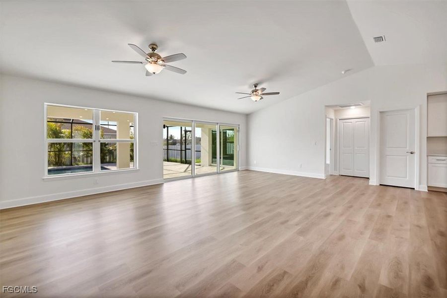 Spacious, unfurnished interior of a new home in Cape Coral, Cape Coral (Image 19). Spacious, unfurnished interior of a new home in Cape Coral, Cape Coral (Image 19).