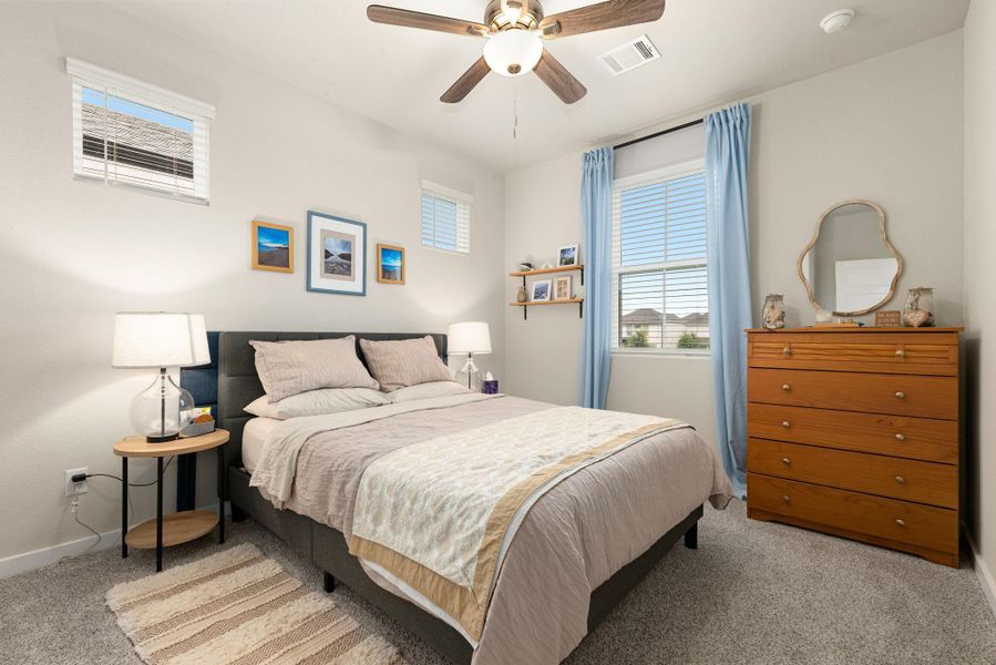 Furnished interior view inside a new home in Dunvale Village - Townhome Collection, Houston (Image 19). Furnished interior view inside a new home in Dunvale Village - Townhome Collection, Houston (Image 19).