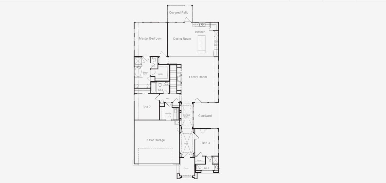 2D floor plan layout of this home in Ventana, Bulverde, TX (Image 2). 2D floor plan layout of this home in Ventana, Bulverde, TX (Image 2).