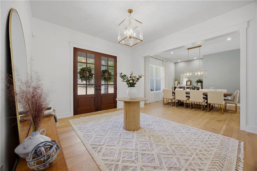 Furnished interior view inside a new home in , Sugar Hill (Image 19).