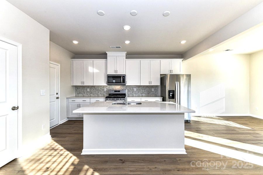 Furnished interior view inside a new home in Shepherds Landing, Mooresville (Image 10).