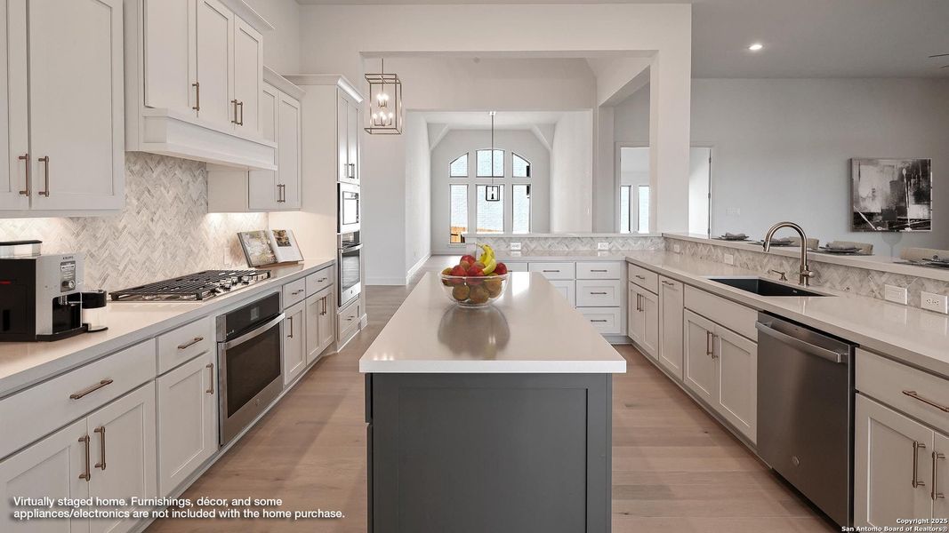 Furnished interior view inside a new home in Johnson Ranch 70', Bulverde (Image 11). Furnished interior view inside a new home in Johnson Ranch 70', Bulverde (Image 11).