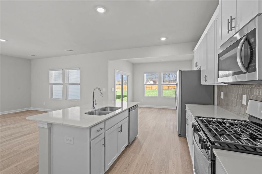 Furnished interior view inside a new home in Cedar Shoals – Heritage Collection, Piedmont (Image 5).