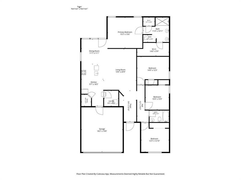 2D floor plan layout of this home in , Cleburne, TX (Image 4).