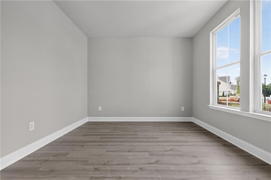 Spacious, unfurnished interior of a new home in Maddox Landing, Hoschton (Image 32). Spacious, unfurnished interior of a new home in Maddox Landing, Hoschton (Image 32).