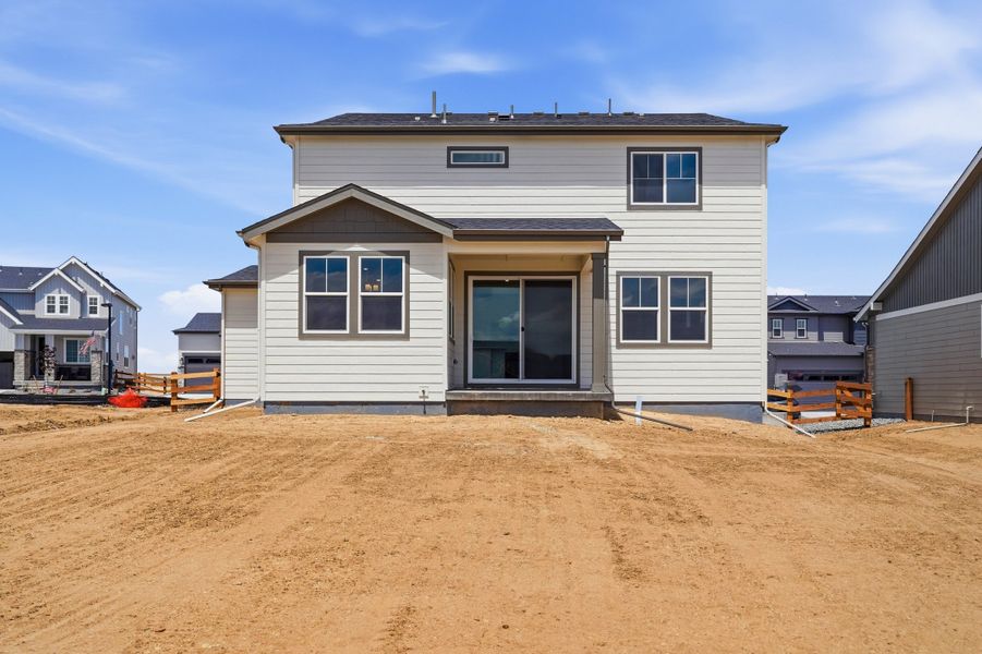 Representative exterior details of a home built from the Eagle II by Taylor Morrison in The Town Collection at Independence, Elizabeth (Image 3).