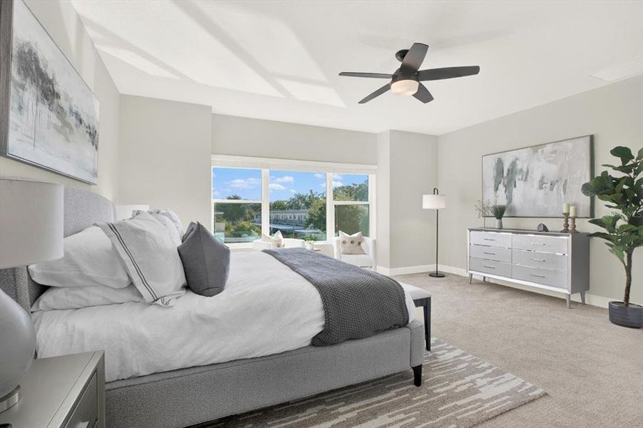 Furnished interior view inside a new home in The Towns At Long Bayou, Seminole (Image 8). Furnished interior view inside a new home in The Towns At Long Bayou, Seminole (Image 8).