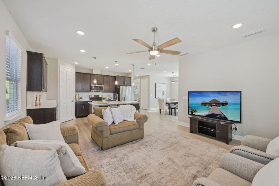 Furnished interior view inside a new home in , St. Augustine (Image 11).