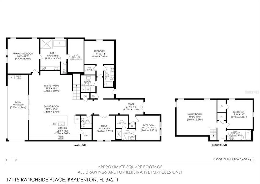2D floor plan layout of this home in , Lakewood Ranch, FL (Image 5). 2D floor plan layout of this home in , Lakewood Ranch, FL (Image 5).