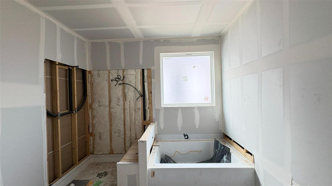 Actual progress of your home.