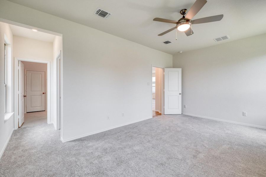 Spacious, unfurnished interior of a new home in Sonterra - Cool Water, Jarrell (Image 9).