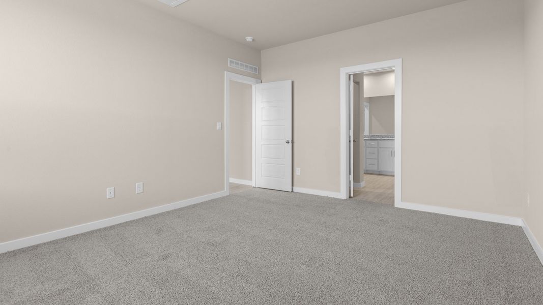 Representative unfurnished interior of a home built from the Cali by D.R. Horton in Legacy South, Midland (Image 13).