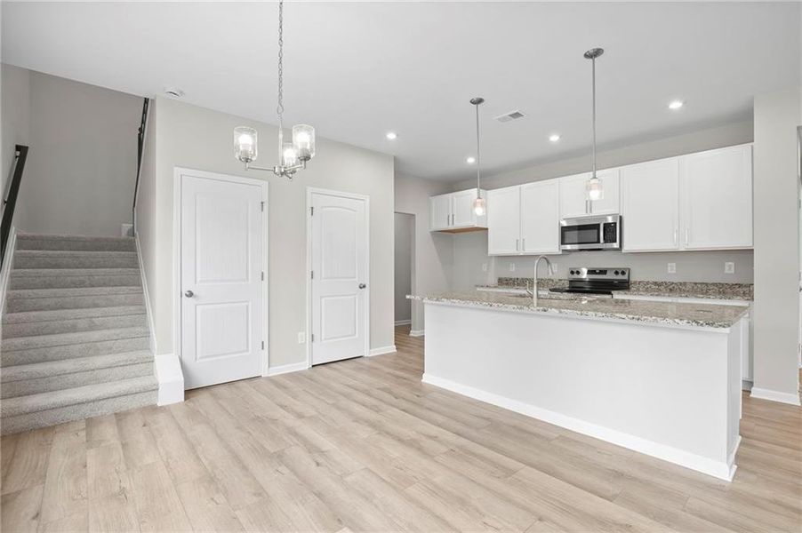 Furnished interior view inside a new home in Sage Woods, Dallas (Image 5).