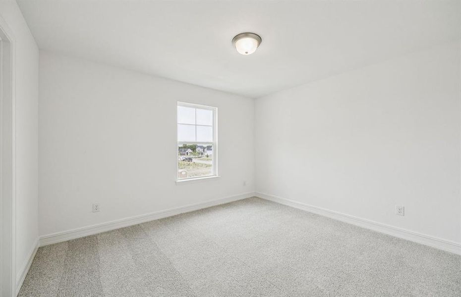 Secondary bedroom designed with generous storage solutions *Real home pictured Secondary bedroom designed with generous storage solutions *Real home pictured