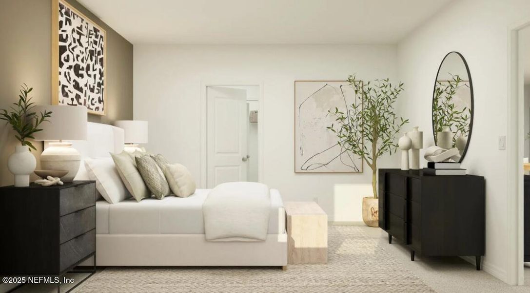 Furnished interior view inside a new home in Saddle Oaks: Saddle Oaks 40s, Jacksonville (Image 5). Furnished interior view inside a new home in Saddle Oaks: Saddle Oaks 40s, Jacksonville (Image 5).