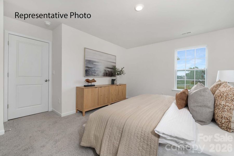 Furnished interior view inside a new home in Cardinal Creek, Charlotte (Image 3).