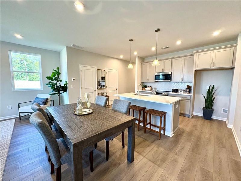 Furnished interior view inside a new home in Stegall Village, Cartersville (Image 9).