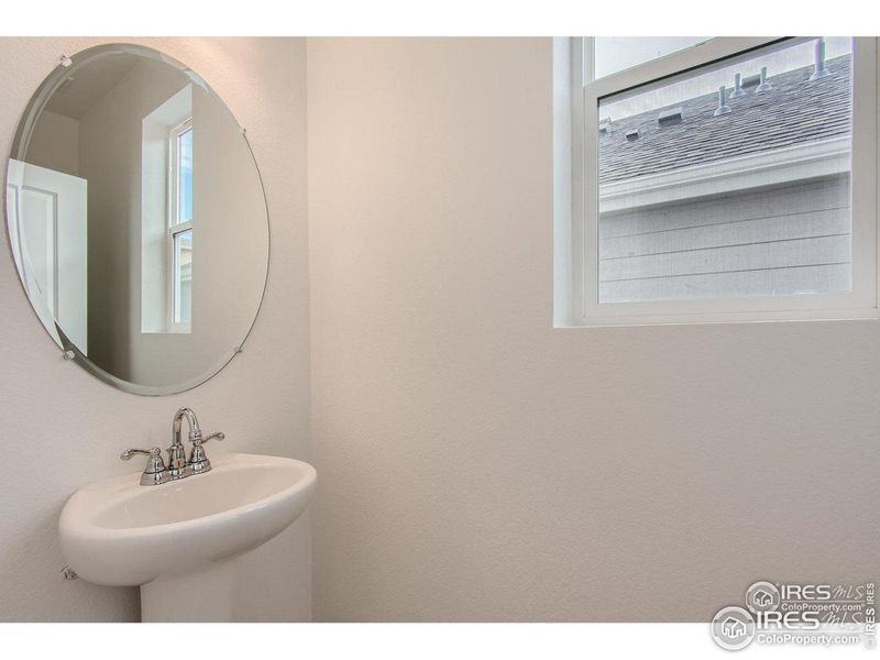 Powder room on the main floor