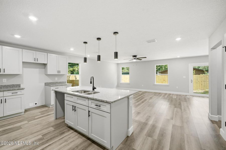 Furnished interior view inside a new home in , Jacksonville (Image 10).