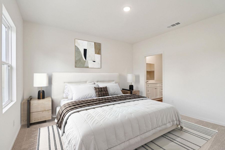 Furnished interior view inside a new home in Elm Park, Austin (Image 5).