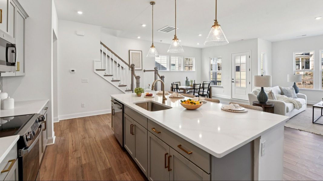 The Brentwood by DRB homes in River District Charlotte NC - Kitchen The Brentwood by DRB homes in River District Charlotte NC - Kitchen