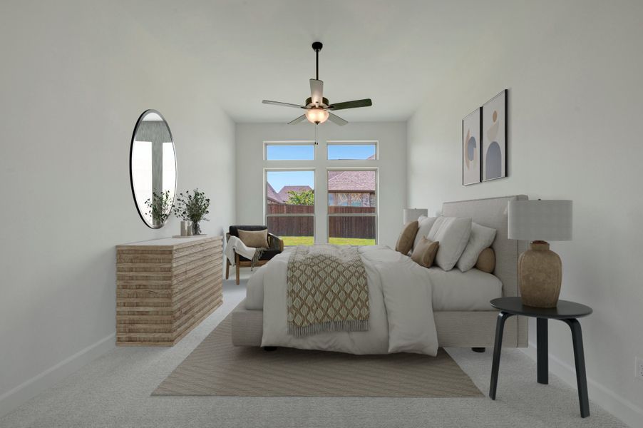 Furnished interior view inside a new home in Sandbrock Ranch, Aubrey (Image 7).