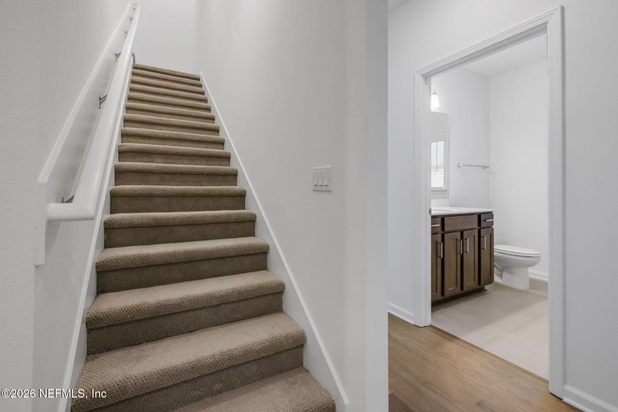 Spacious, unfurnished interior of a new home in Jennings Farm, Middleburg (Image 20). Spacious, unfurnished interior of a new home in Jennings Farm, Middleburg (Image 20).