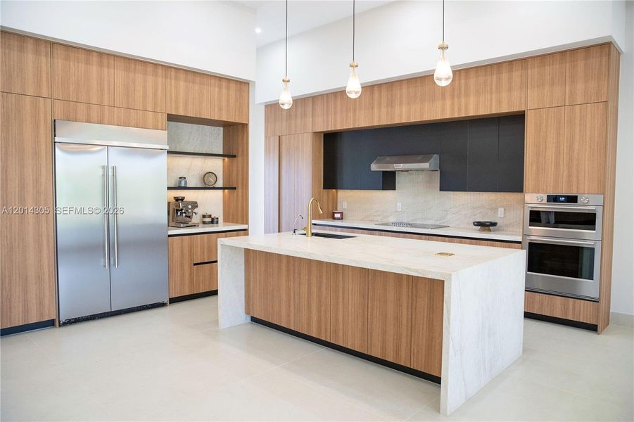 Furnished interior view inside a new home in , Miami (Image 9).