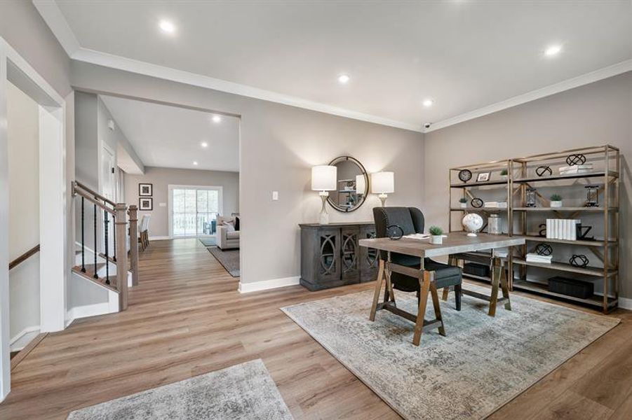 Furnished interior view inside a new home in Berkeley, Spartanburg (Image 40).