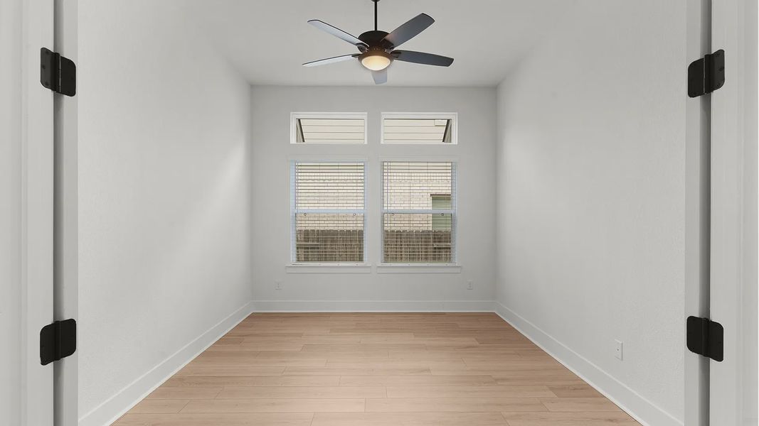 Representative unfurnished interior of a home built from the Michelle by Chesmar Homes in Newhaven, Manor (Image 17). Representative unfurnished interior of a home built from the Michelle by Chesmar Homes in Newhaven, Manor (Image 17).
