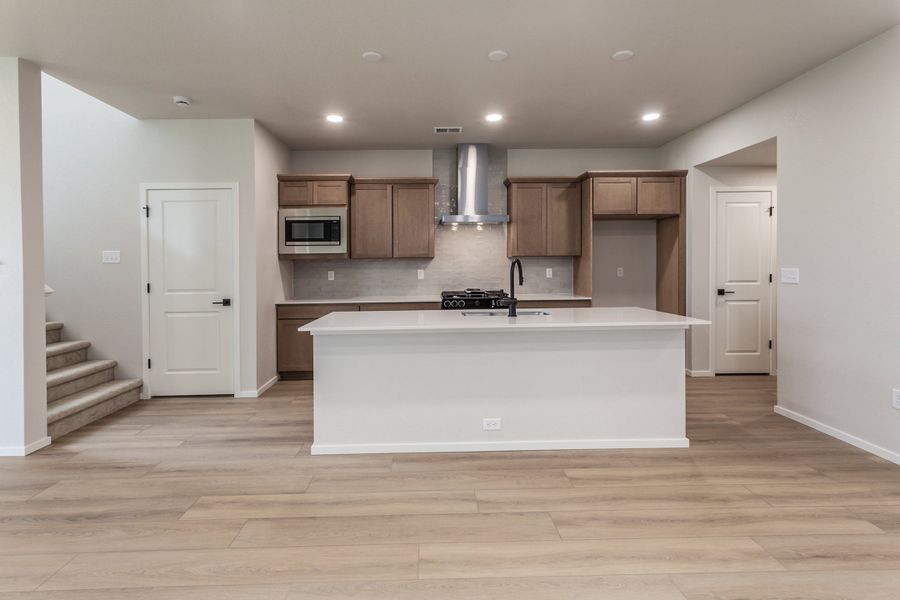 Furnished interior view inside a new home in Trailside, Timnath (Image 10).