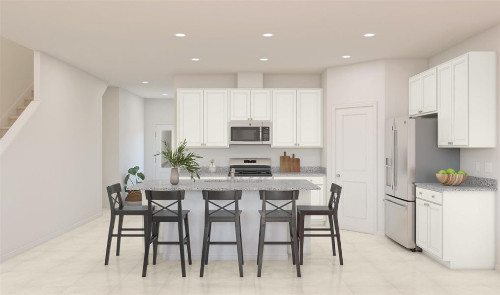 Lovely island kitchen (*Artist rendering used for illustration purposes only.) Lovely island kitchen (*Artist rendering used for illustration purposes only.)