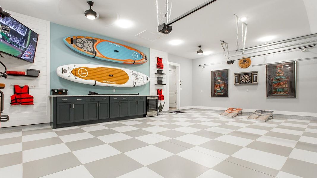 Finished Garage