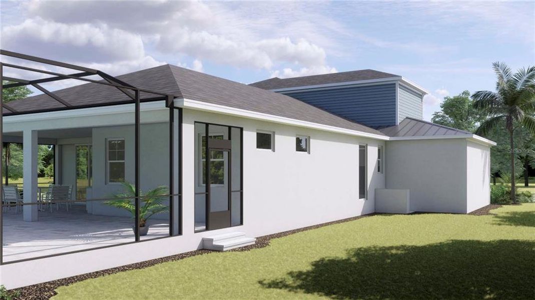 Exterior details and patio area of a home in , Sarasota (Image 3).