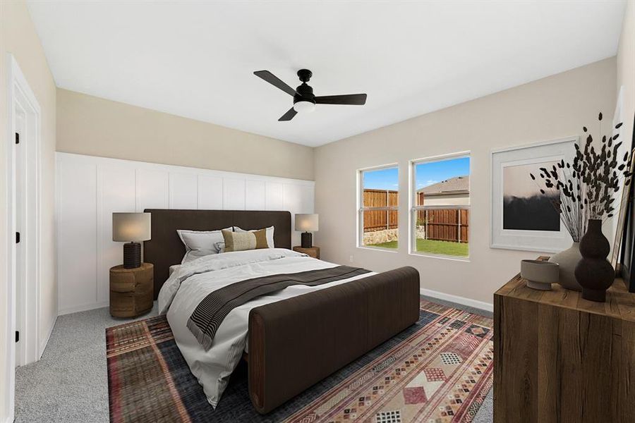 Furnished interior view inside a new home in Aspire at Noble Ridge, Howe (Image 7). Furnished interior view inside a new home in Aspire at Noble Ridge, Howe (Image 7).